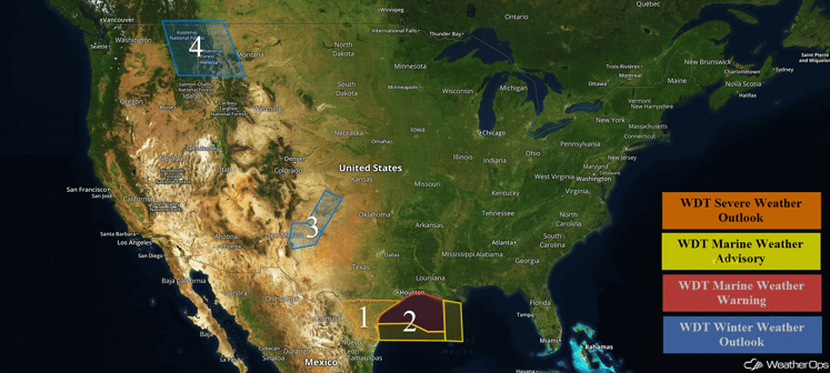US Hazards for Friday, December 2, 2016