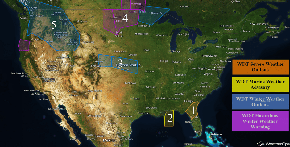 US Hazards Tuesday, December 6, 2016
