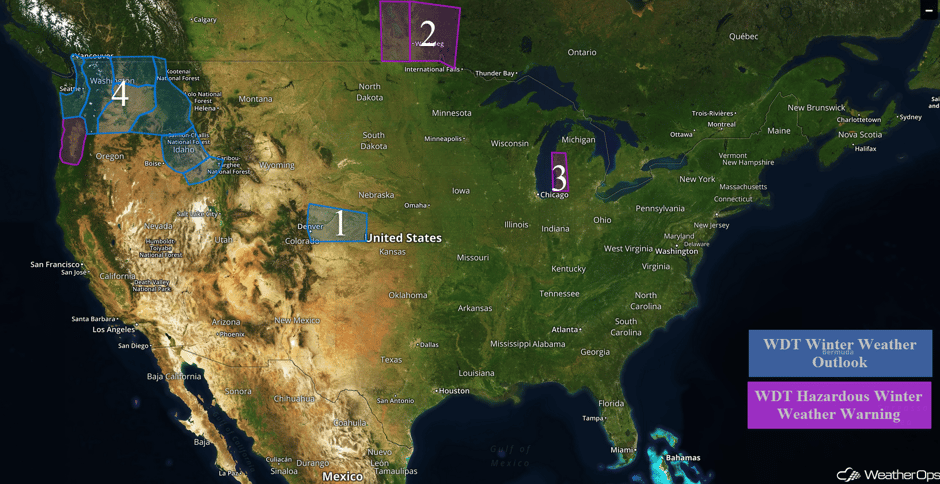 US Hazards for Wednesday, December 7, 2016