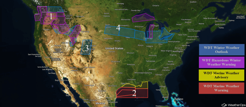 US Hazards Friday, December 9, 2016