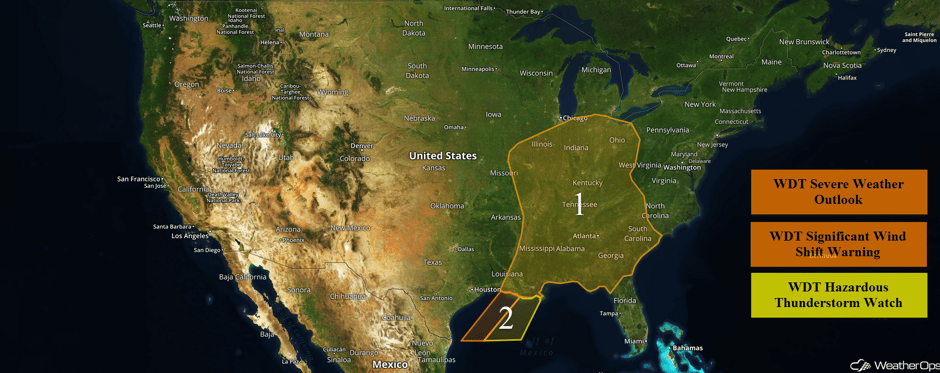 US Hazards Thursday, March 30, 2017