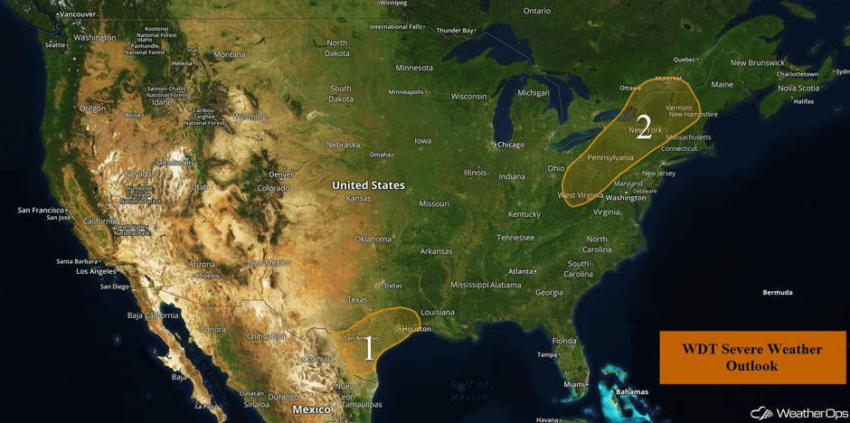 US Hazards for Tuesday, April 11, 2017