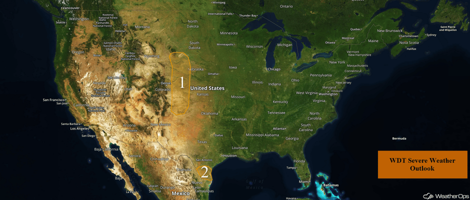 US Hazards for Monday, April 17, 2017