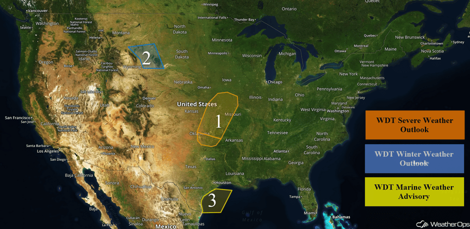 US Hazards Tuesday, April 25, 2017