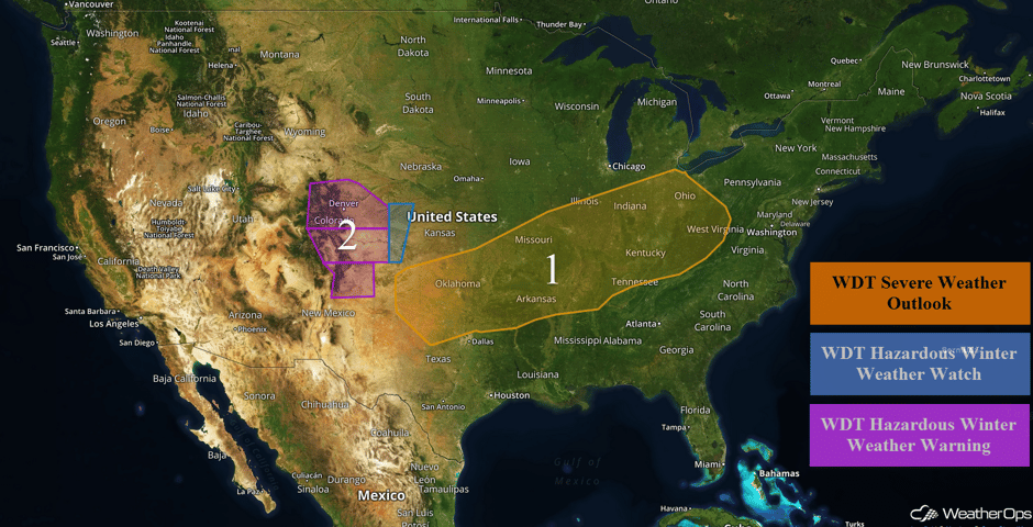 US Hazards for Friday, April 28, 2017