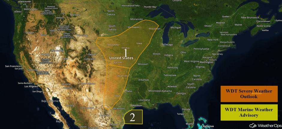 US Hazards for Tuesday, May 16, 2017