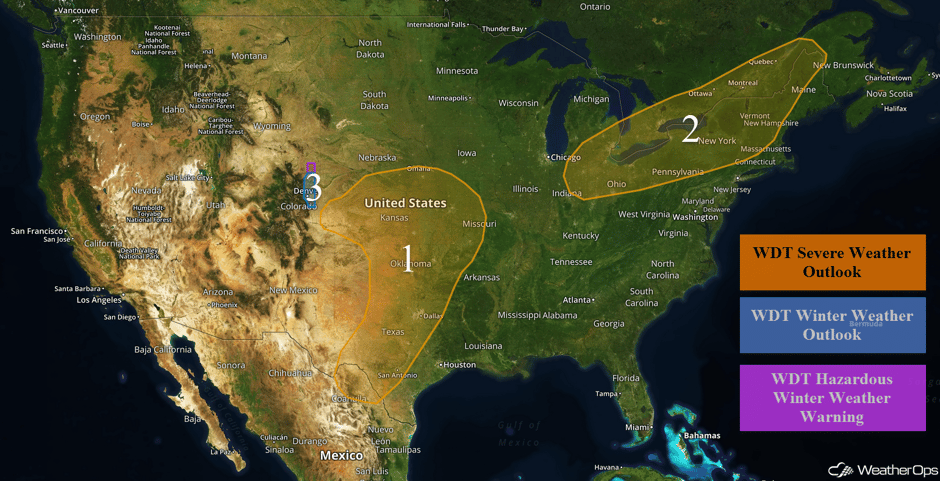 US Hazards for Thursday, May 18, 2017