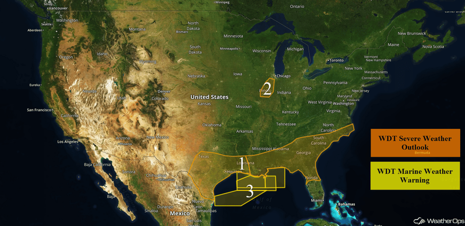 US Hazards for Tuesday, May 23, 2017