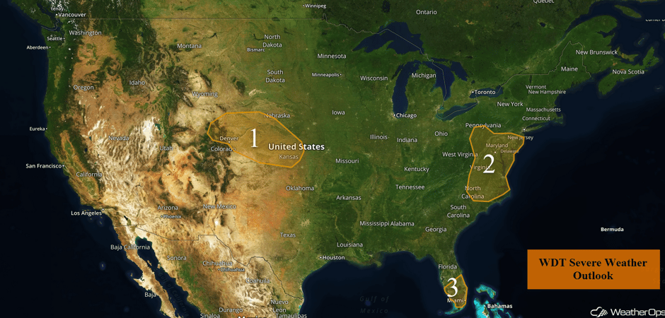 US Hazards for Thursday, May 25, 2017