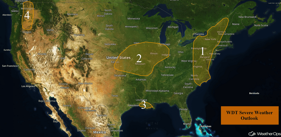 US Hazards for Tuesday, May 30, 2017