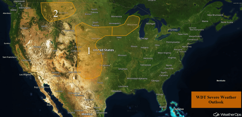 US Hazards for Thursday, June 8, 2017