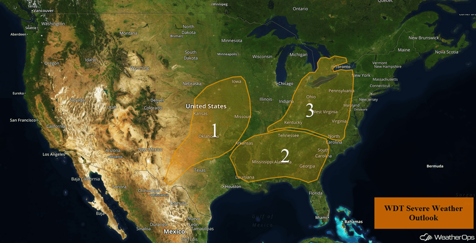 US Hazards for Thursday, June 15, 2017