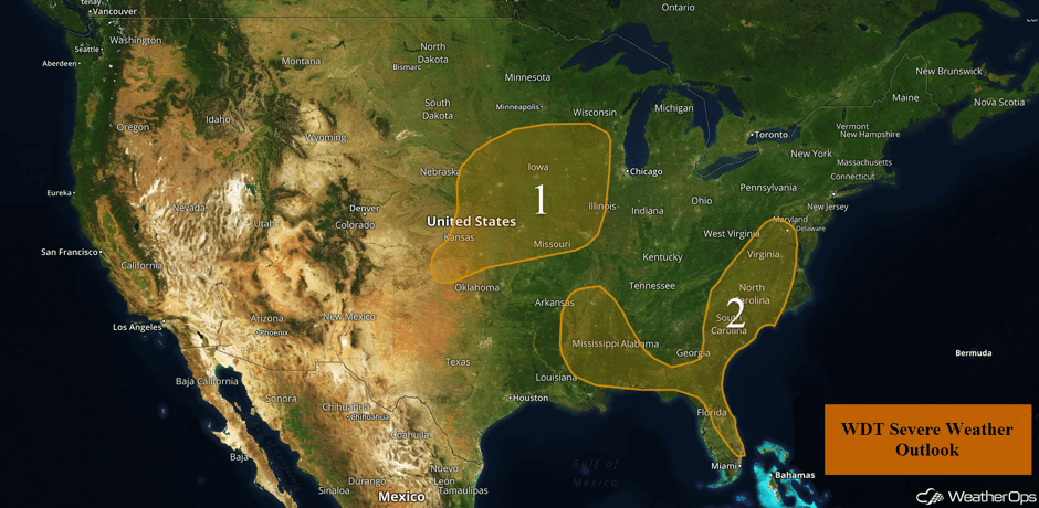 US Hazards for Friday, June 16, 2017