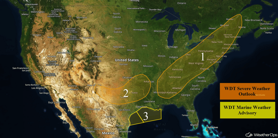 US Hazards for Friday, June 23, 2017