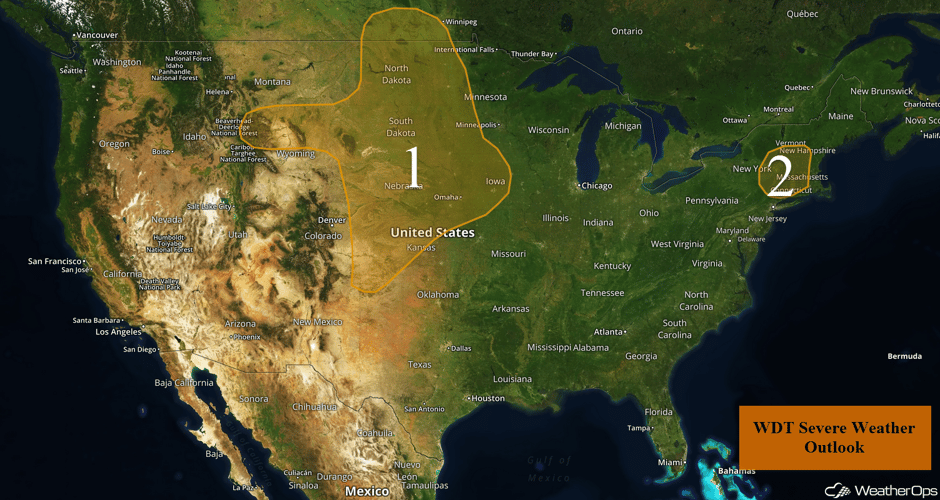 US Hazards for Tuesday, June 27, 2017