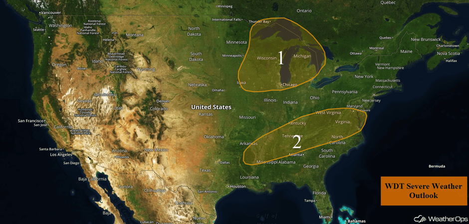 US Hazards for Thursday, July 6, 2017
