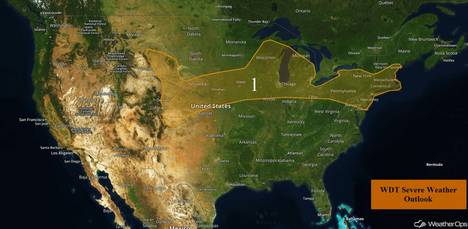 US Hazards for Wednesday, July 12, 2017