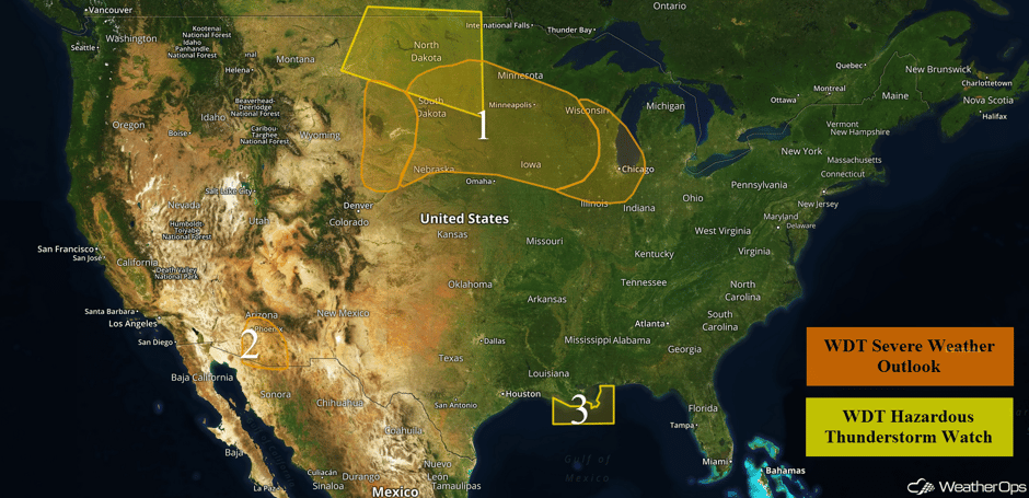 US Hazards Wednesday, July 20, 2017