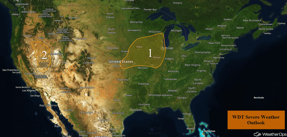 US Hazards for Wednesday, July 26, 2017