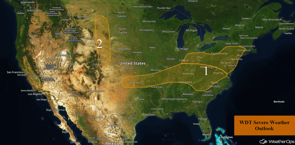 US Hazards for Thursday, July 27, 2017