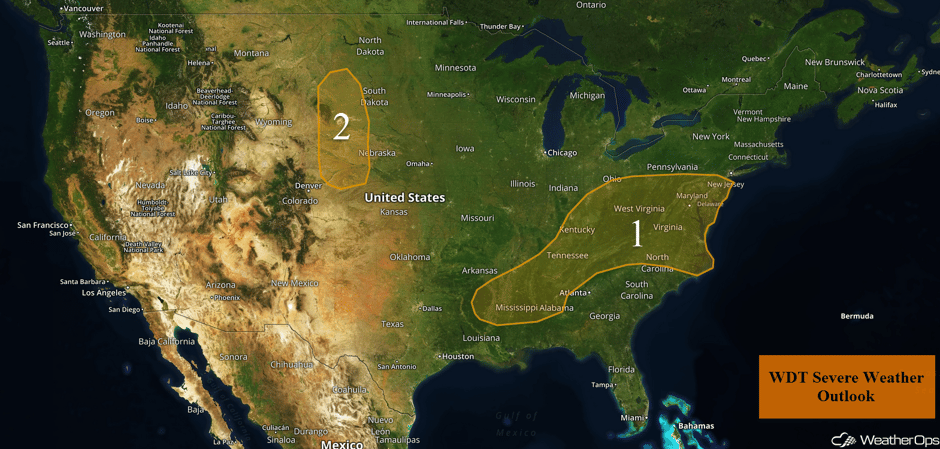 US Hazards for Friday, July 28, 2017