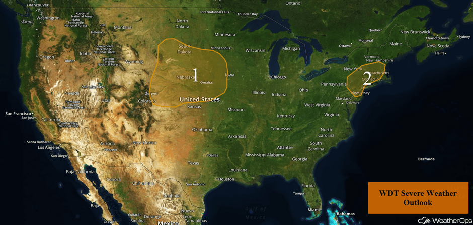 US Hazards for Wednesday, August 2, 2017
