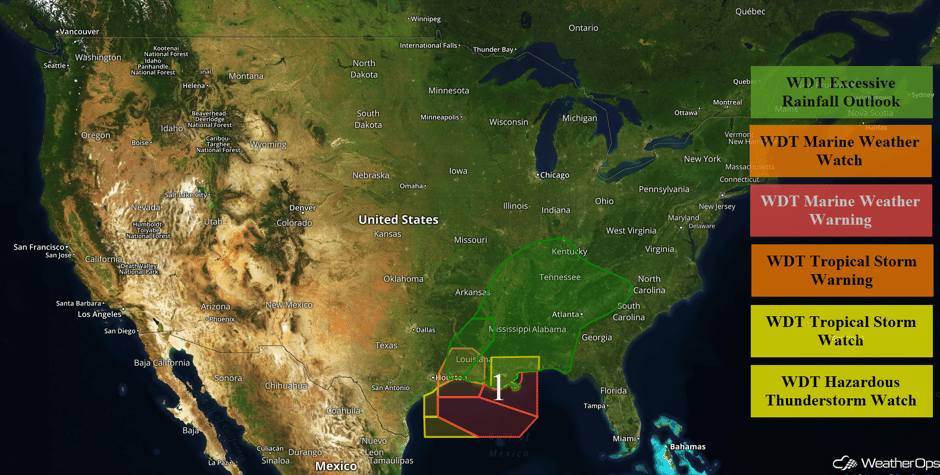 US Hazards Wednesday, August 30, 2017
