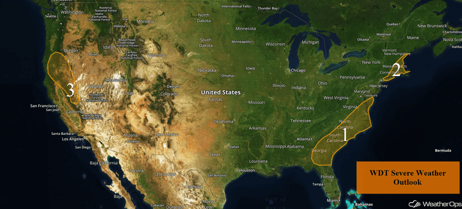 US Hazards for Wednesday, September 6, 2017