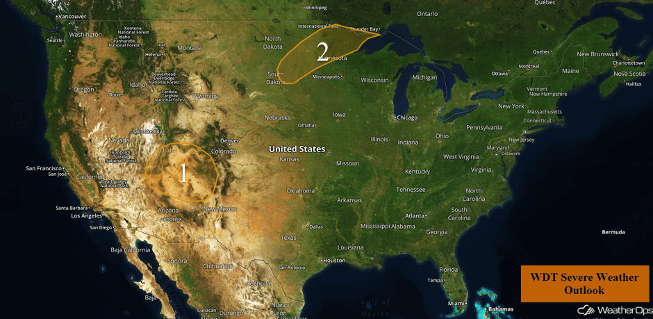 US Hazards for Thursday, September 14, 2017