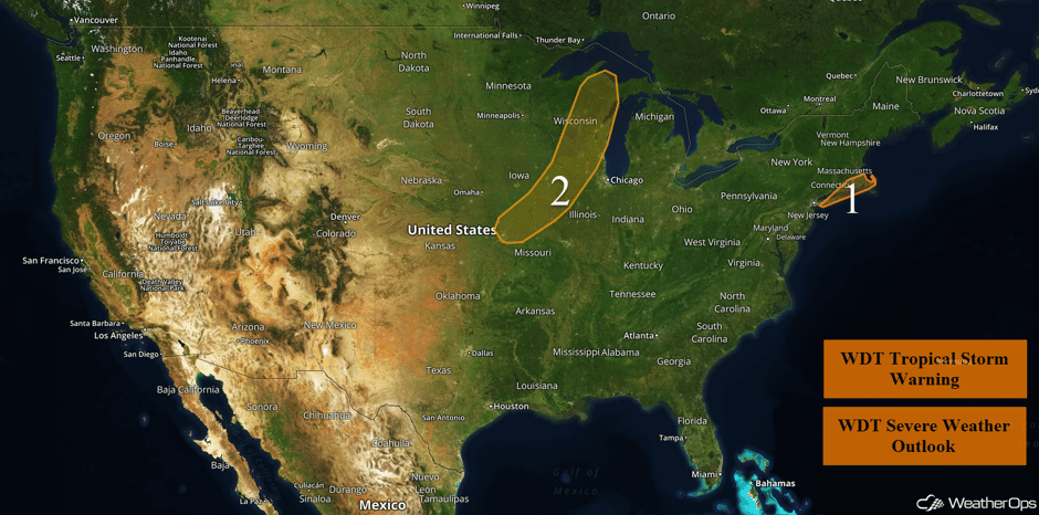 US Hazards for Wednesdasy, September 20, 2017