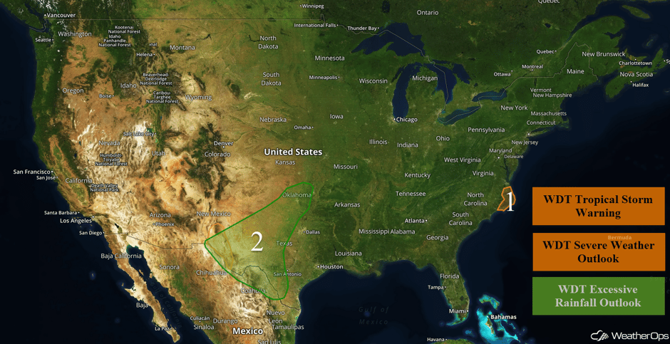 US Hazards Tuesday, September 26, 2017