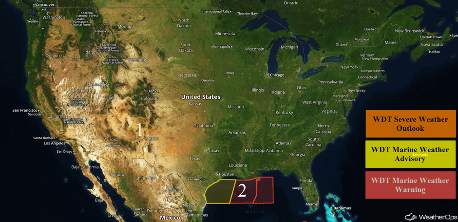 US Hazards for Wednesday, October 4, 2017