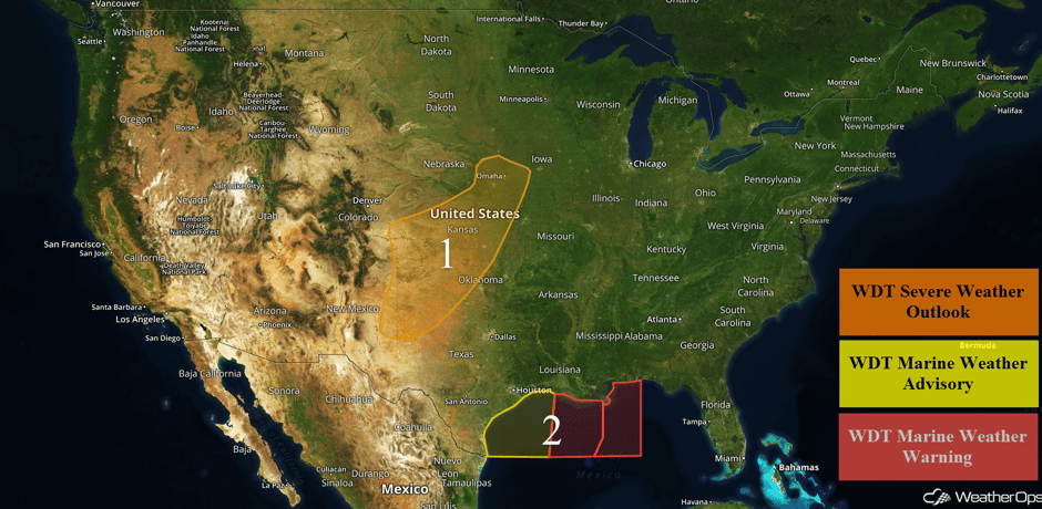 US Hazards for Friday, October 6, 2017