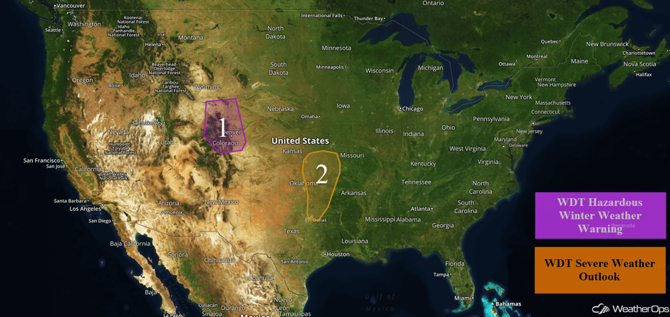 US Hazards Monday, October 9, 2017