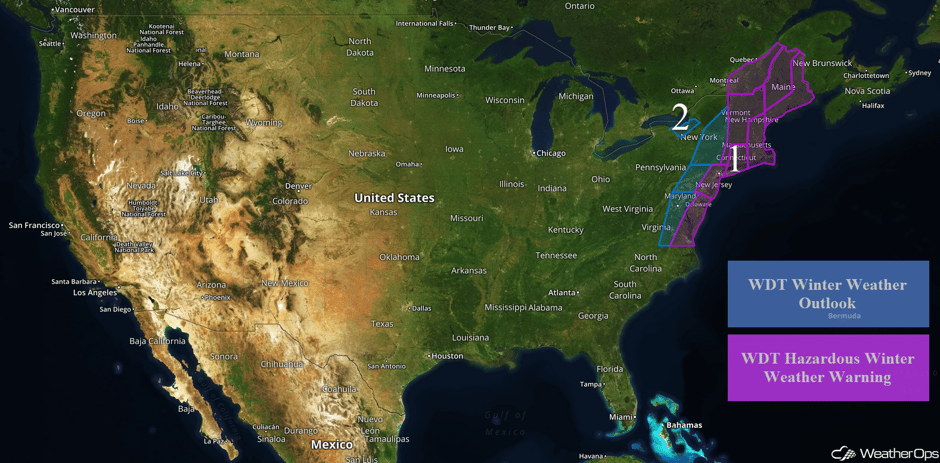US Hazards Thursday, January 4, 2018