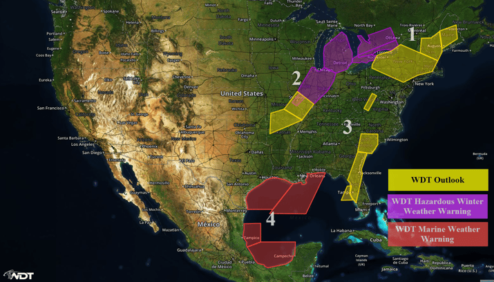 US Hazards Wednesday, February 24, 2016