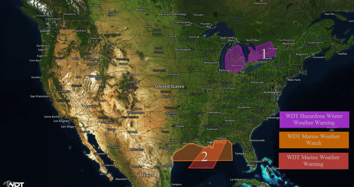 US Hazards Thursday, February 25, 2016