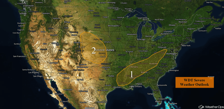 US Hazards for Monday, June 27, 2016