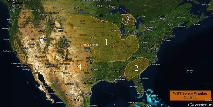 US Hazards for Wednesday, July 6, 2016