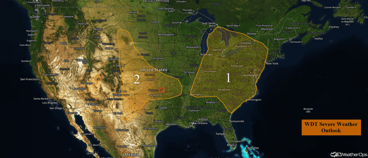 US Hazards for Saturday, July 8, 2016