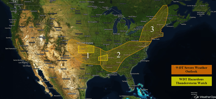 US Hazards for Thursday, July 14, 2016