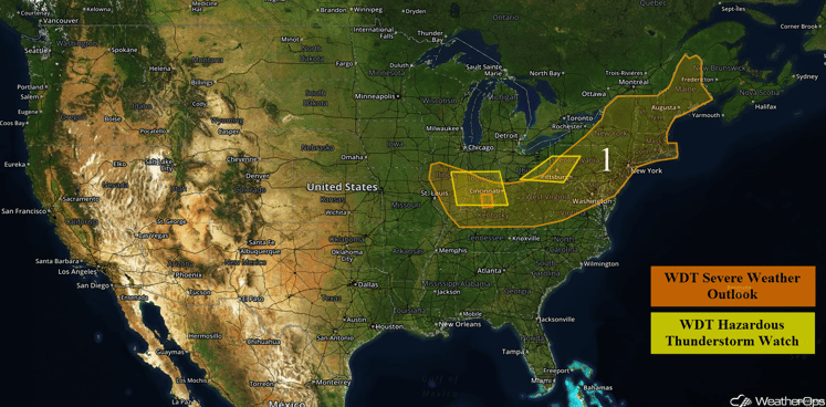 US Hazards Monday, July 18, 2016
