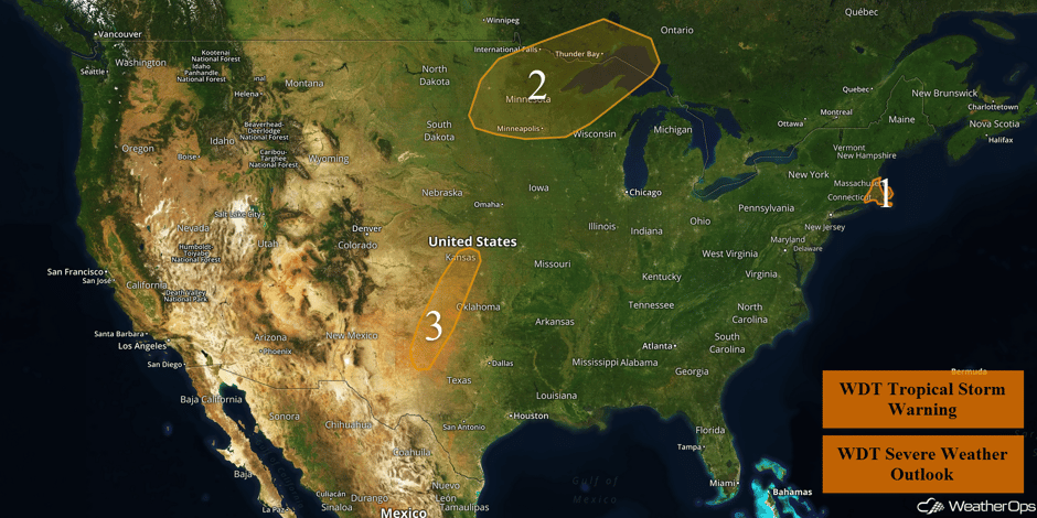 US Hazards Thursday, September 21, 2017