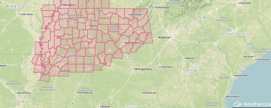 Severe Thunderstorm Watch 3/27/16