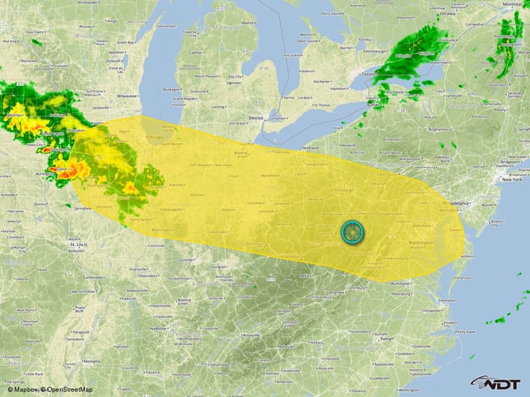 Thunderstorm Risk Outline Wednesday, June 22, 2016