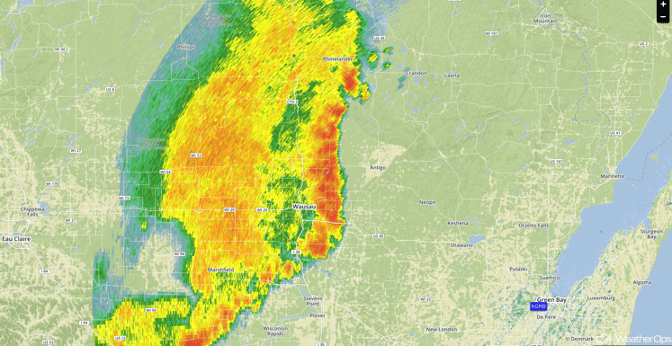 Radar 12:16pm CDT 8/4/16