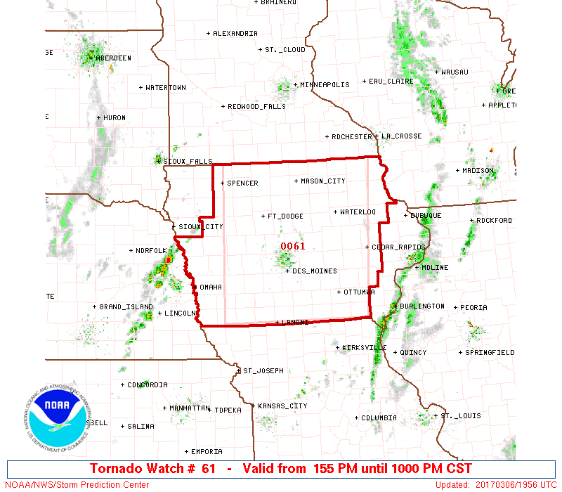 Tornado Watch 3/6/17