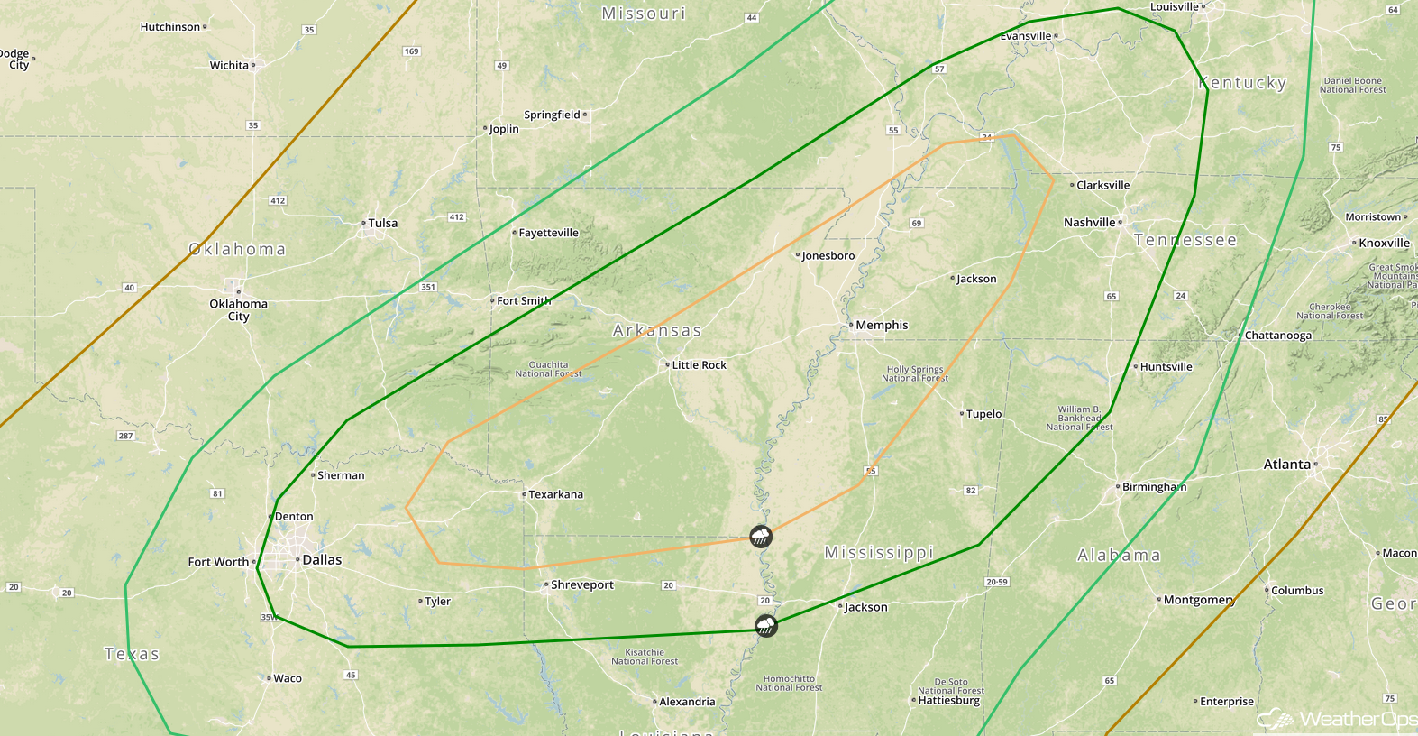 SPC Convective Outlook for Saturday, February 24, 2018