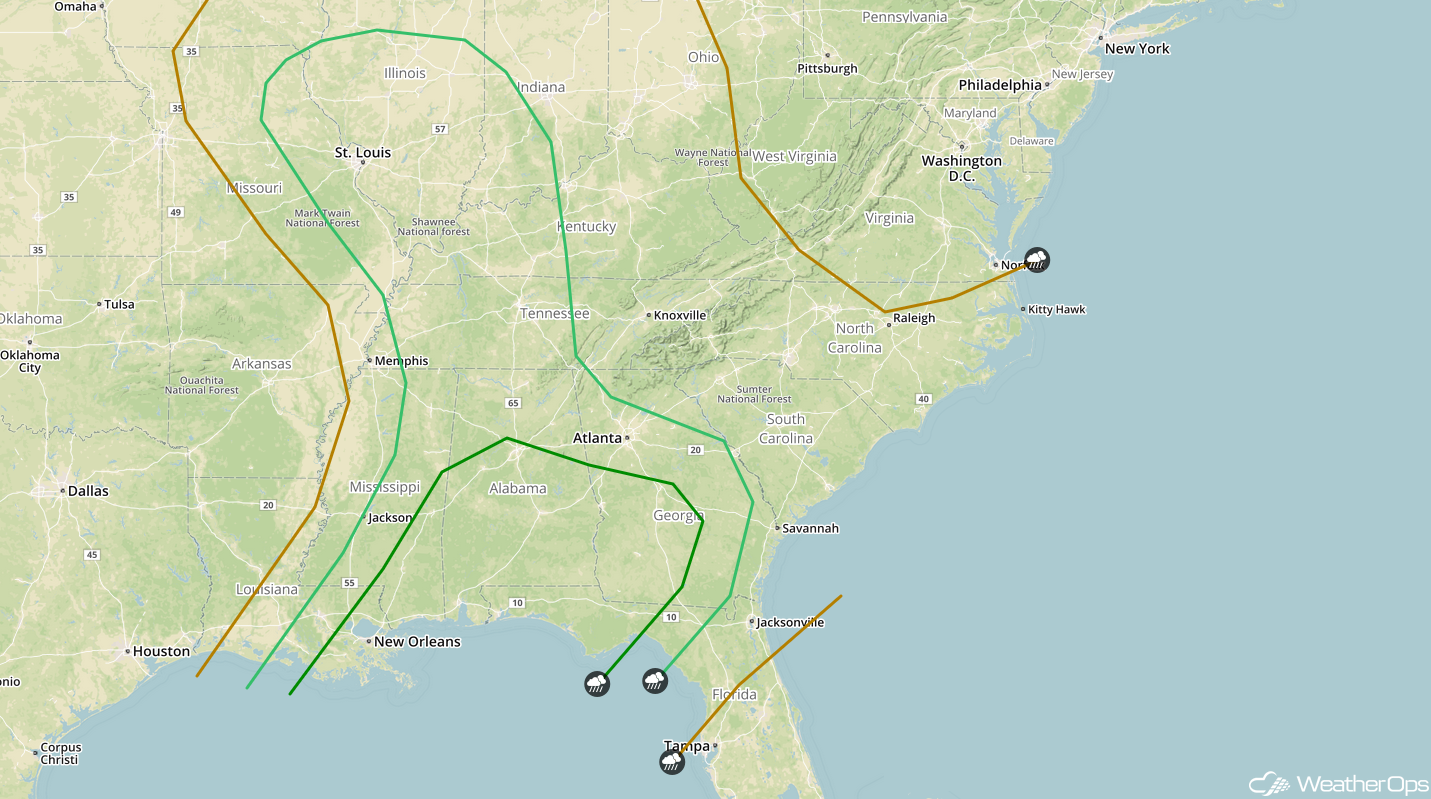 SPC Convective Outlook for Saturday, December 1, 2018