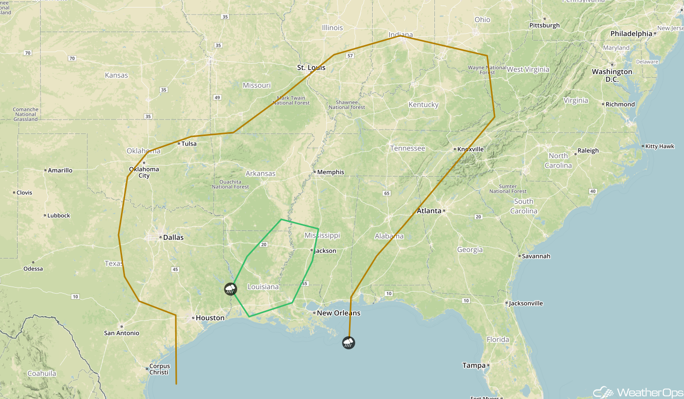 SPC Convective Outlook for Tuesday, February 19, 2019